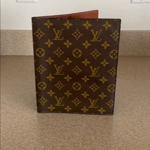 Louis Vuitton 7-1/2”x 9” datebook or journal cover